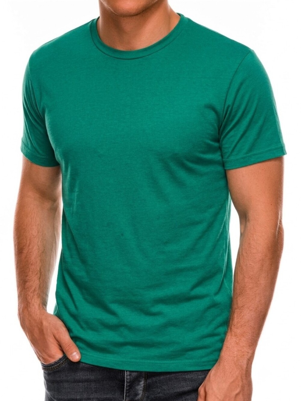 True Classic Green T-Shirt XL Mens Short Sleeve Crew Neck Cotton Blend Basic Tee